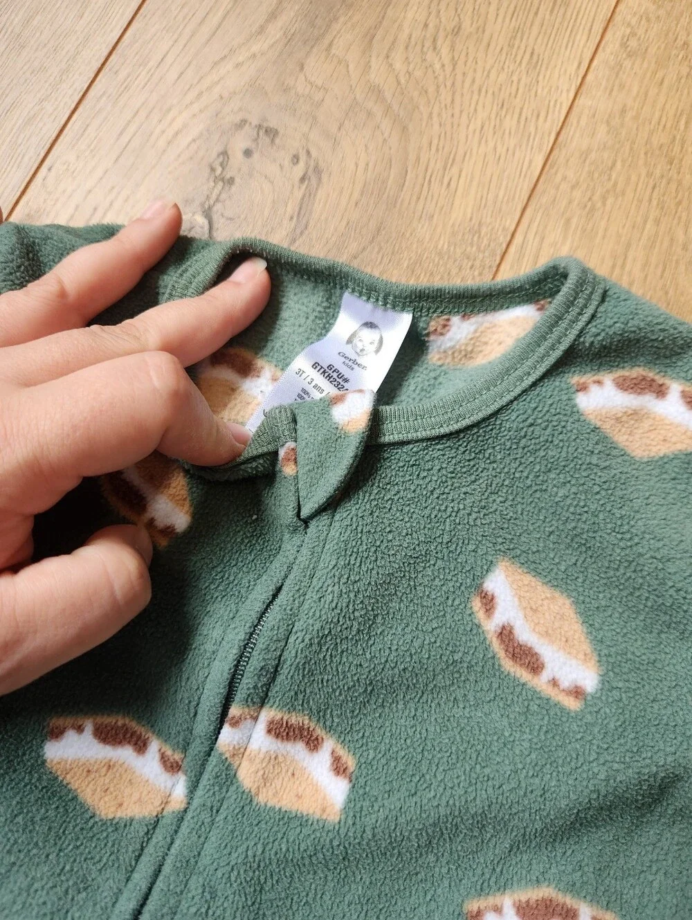 3t Fleece Smores Footless Pajamas
